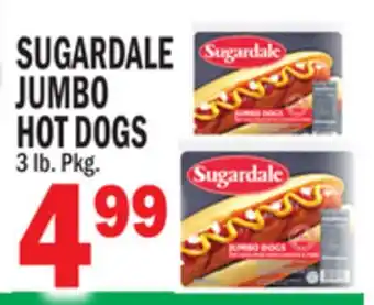 Bravo Supermarkets SUGARDALE JUMBO HOT DOGS offer