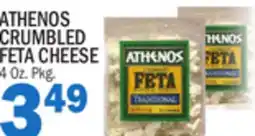 Bravo Supermarkets ATHENOS CRUMBLED FETA CHEESE offer