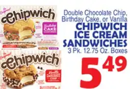 Bravo Supermarkets CHIPWICH ICE CREAM SANDWICHES offer