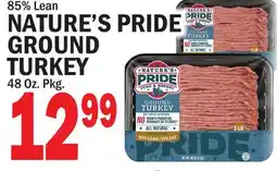 Bravo Supermarkets NATURE'S PRIDE GROUND TURKEY offer