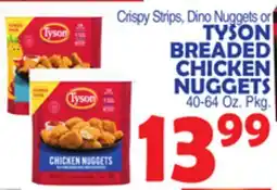Bravo Supermarkets TYSON BREADED CHICKEN NUGGETS offer