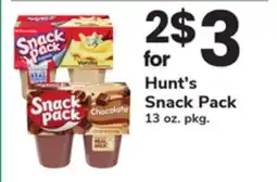 ACME Hunt's Snack Pack offer