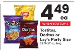 ACME Tostitos, Doritos or Lay's Party Size offer