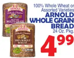 Bravo Supermarkets ARNOLD WHOLE GRAIN BREAD offer