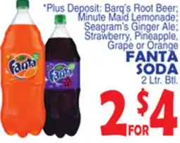 Bravo Supermarkets FANTA SODA offer