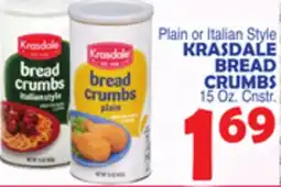 Bravo Supermarkets KRASDALE BREAD CRUMBS offer