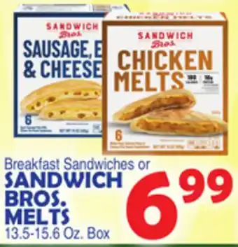 Bravo Supermarkets SANDWICH BROS. MELTS offer