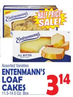Bravo Supermarkets ENTENMANN'S LOAF CAKES offer