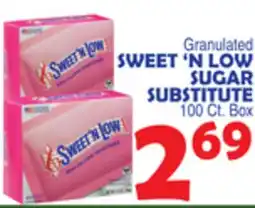 Bravo Supermarkets SWEET 'N LOW SUGAR SUBSTITUTE offer