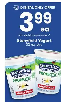 ACME Stonyfield Yogurt offer