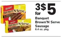 ACME Banquet Brown'N Serve Sausage offer