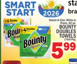 C Town BOUNTY DOUBLES TOWELS offer