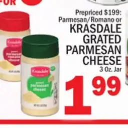 C Town KRASDALE GRATED PARMESAN CHEESE offer