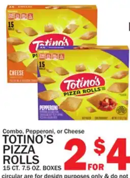 C Town TOTINO'S PIZZA ROLLS offer