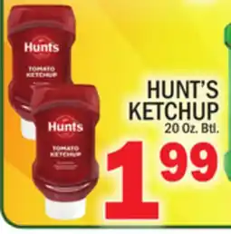 C Town HUNT'S KETCHUP offer