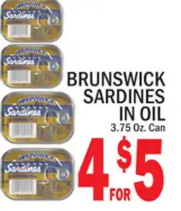 C Town BRUNSWICK SARDINES IN OIL offer