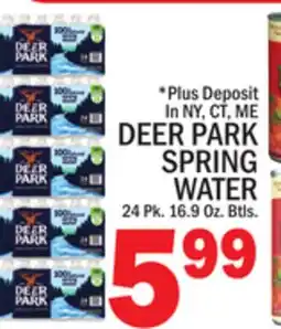 C Town DEER PARK SPRING WATER offer