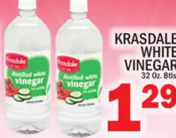 C Town KRASDALE WHITE VINEGAR offer