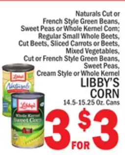 C Town LIBBY'S CORN offer