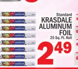 C Town KRASDALE ALUMINUM FOIL offer