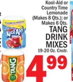 C Town TANG DRINK MIXES offer