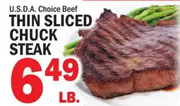 C Town THIN SLICED CHUCK STEAK offer