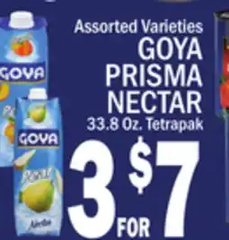 C Town GOYA PRISMA NECTAR offer