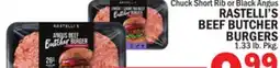 C Town RASTELLI'S BEEF BUTCHER BURGERS offer