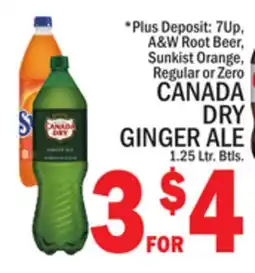 C Town CANADA DRY GINGER ALE offer