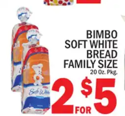 C Town BIMBO SOFT WHITE BREAD FAMILY SIZE offer