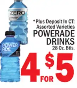 C Town POWERADE DRINKS offer