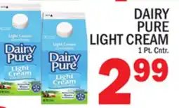 C Town DAIRY PURE LIGHT CREAM offer