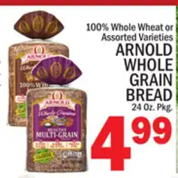 C Town ARNOLD WHOLE GRAIN BREAD offer