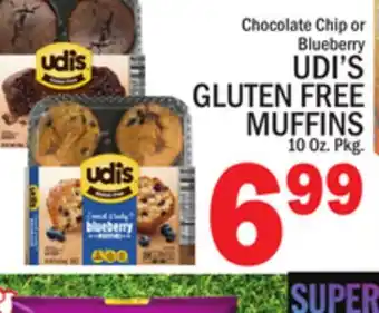 C Town UDI'S GLUTEN FREE MUFFINS offer