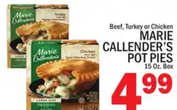 C Town MARIE CALLENDER'S POT PIES offer