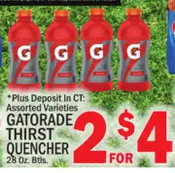 C Town GATORADE THIRST QUENCHER offer