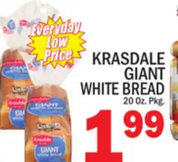 C Town KRASDALE GIANT WHITE BREAD offer