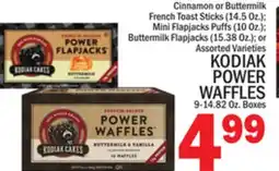 C Town KODIAK POWER WAFFLES 9-14.82 Oz. Boxes offer