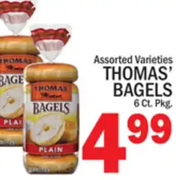 C Town THOMAS' BAGELS offer