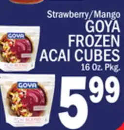 C Town GOYA FROZEN ACAI CUBES offer