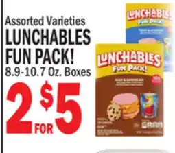C Town LUNCHABLES FUN PACK offer