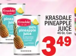 C Town KRASDALE PINEAPPLE JUICE offer