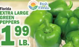 C Town EXTRA LARGE GREEN PEPPERS offer