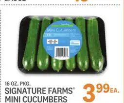 Kings Food Markets SIGNATURE FARMS MINI CUCUMBERS offer
