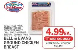 Kings Food Markets BELL & EVANS GROUND CHICKEN BREAST offer