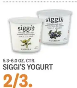 Kings Food Markets SIGGI'S YOGURT offer