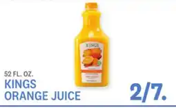 Kings Food Markets KINGS ORANGE JUICE offer