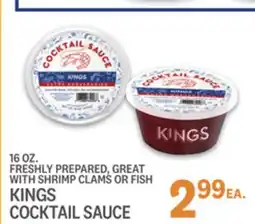Kings Food Markets KINGS COCKTAIL SAUCE offer