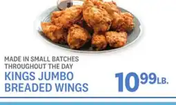 Kings Food Markets KINGS JUMBO BREADED WINGS offer