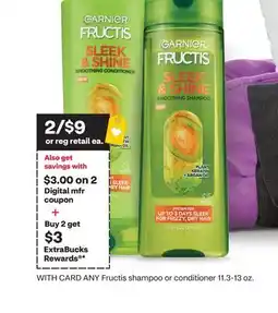 CVS ANY Fructis shampoo or conditioner offer
